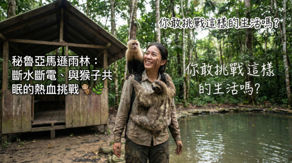 【大學生必看】他在亞馬遜雨林當獸醫志工的三個月：跳脫舒適圈，你需要的只是一次勇敢